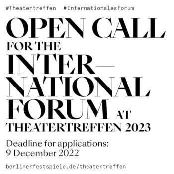 Odprt razpis za štipendijski program festivala Theatertreffen